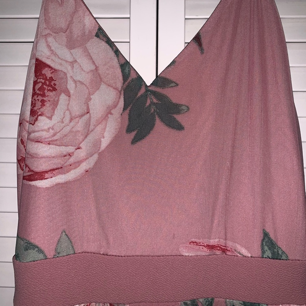Pink high low dress new without tags